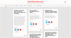 Desktop Screenshot of gameforumer.com